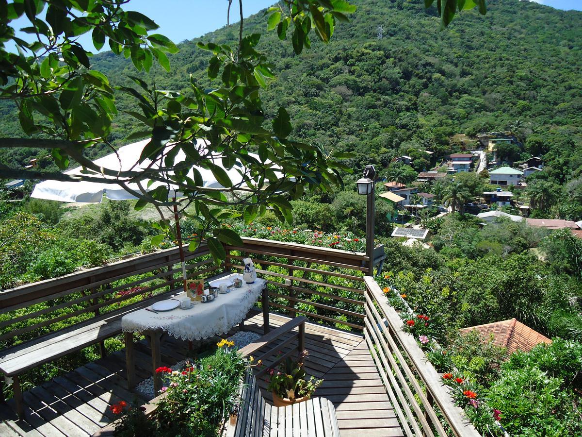 Casa na montanha com vista para o mar Florianopolis Exterior foto